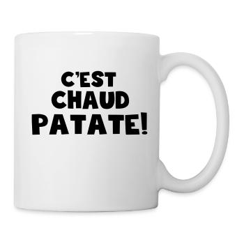 c'est chaud patate - Mug blanc - blanc - Droite