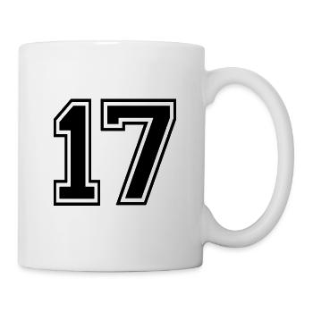 17 - Rugby-Style Sportswear - Jersey shirt motif - Mug - white - Right