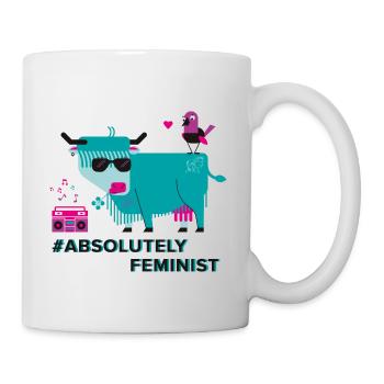 Absolutely Feminist (div) - Mug - white - Right