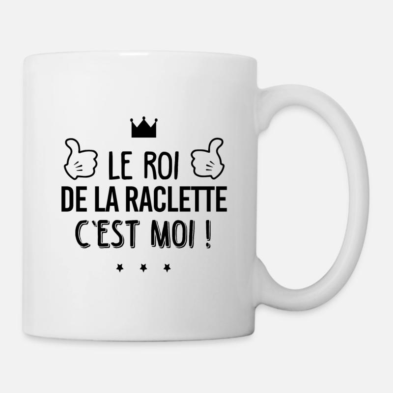 Roi de la raclette - Mug blanc - blanc