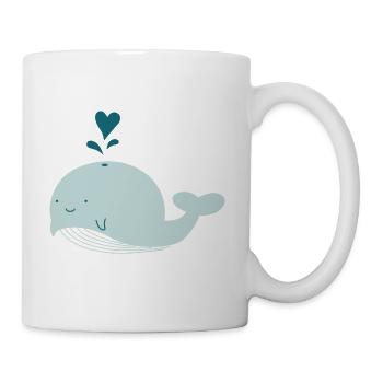 Wal - Tasse - Weiß - Rechts