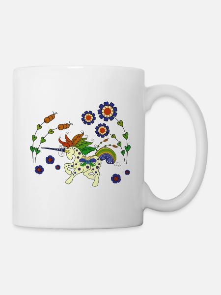 Svensk Enhörning - Swedish Unicorn - Mug - white