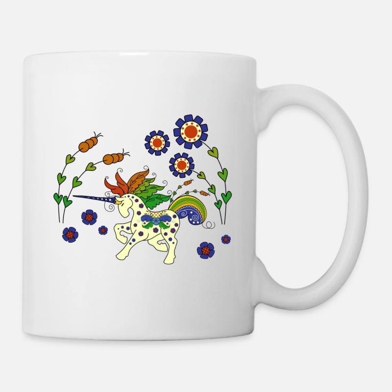 Svensk Enhörning - Swedish Unicorn - Mug - white