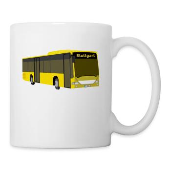 Bus Stuttgart - Tasse - Weiß - Rechts