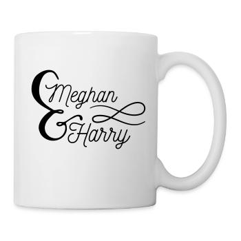 Meghan And Harry Royal Wedding Typography - Mug - white - Right