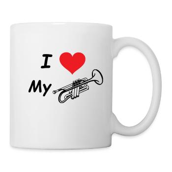 ilovemytrumpet - Tasse - Weiß - Rechts