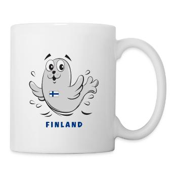 KUUTTI-SAIMAANNORPPA, Finland, Gift products 01-05 - Mug - white - Right