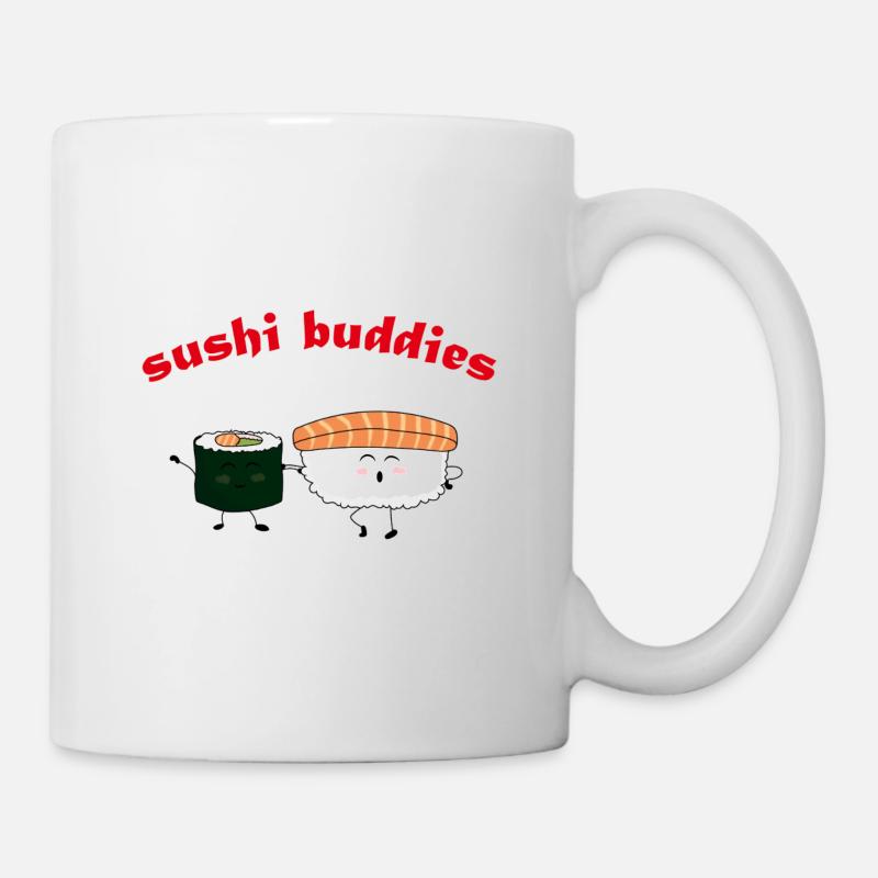 Sushi-Freunde - Tasse - Weiß