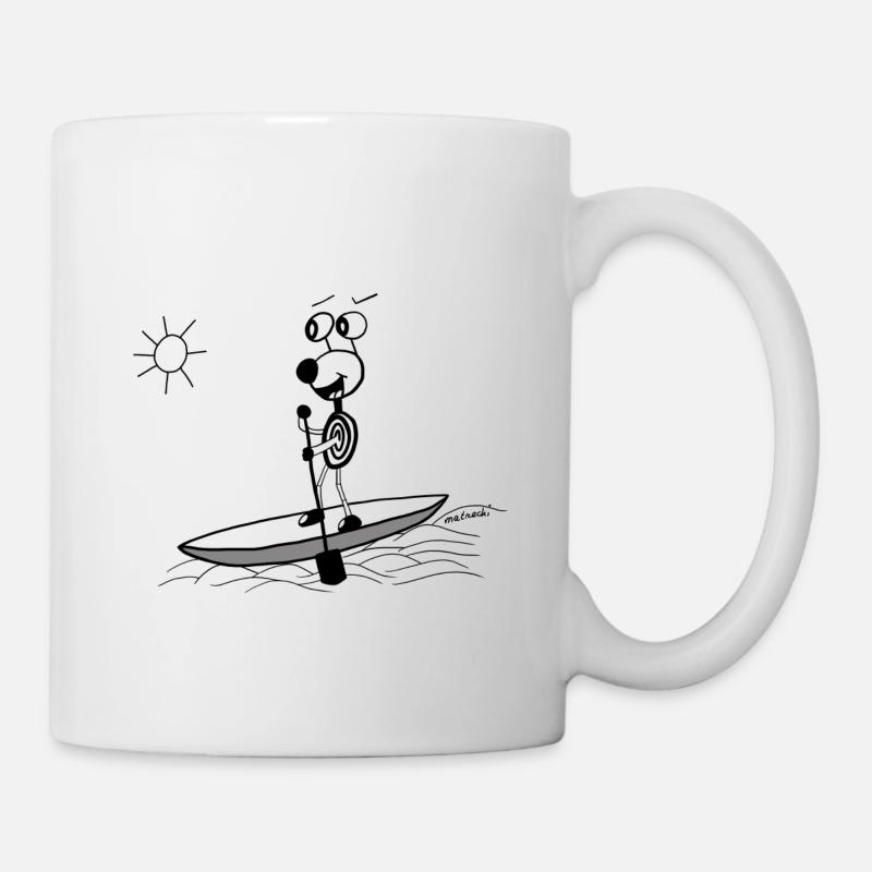 Matrechi der Paddler - Tasse - Weiß