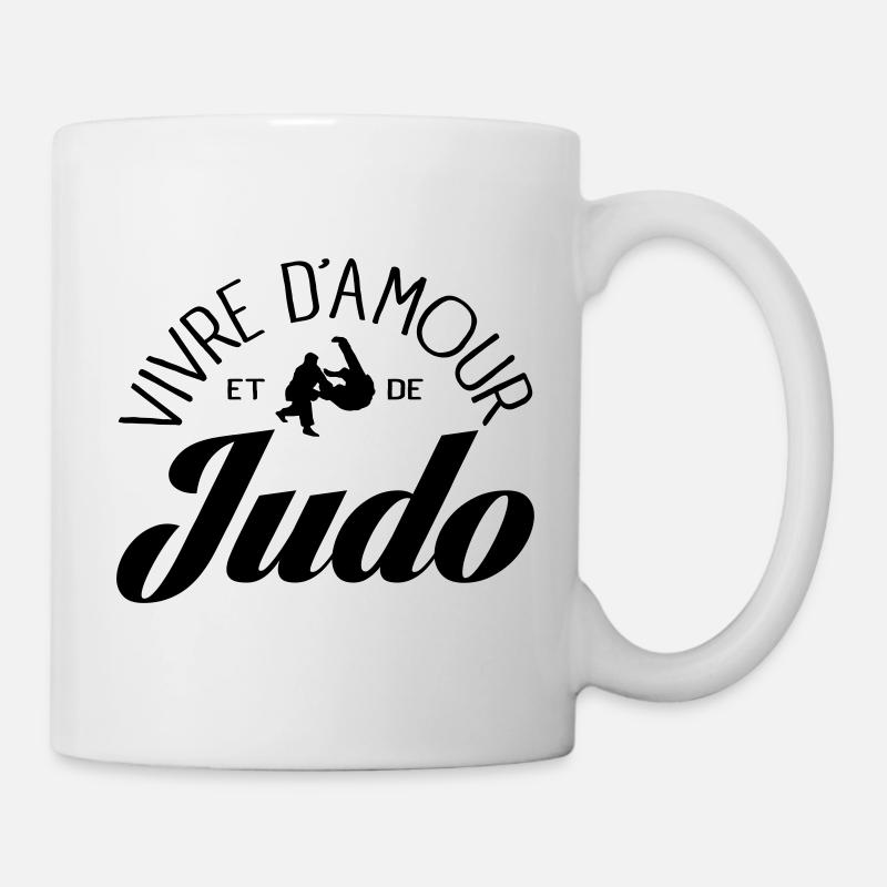 Vivre D'amour et de Judo - Mug blanc - blanc