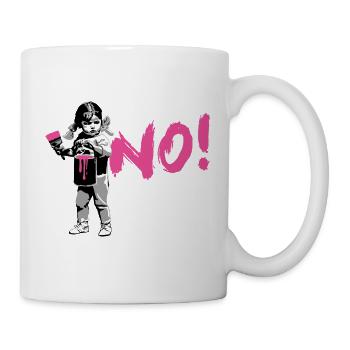 GirlPower NO! - Mug - white - Right