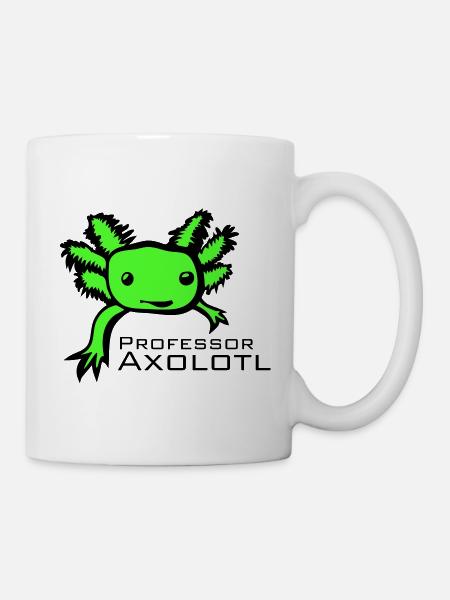 Axolotl - Tasse - Weiß