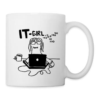 IT Girl - Tasse - Weiß - Rechts