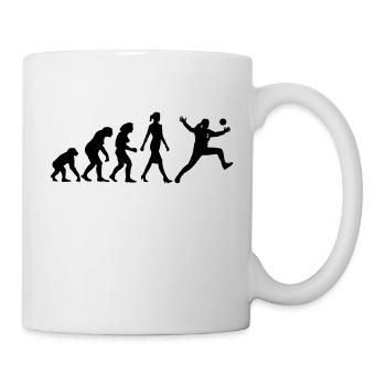 Evolution Handball Torhueterin - Tasse - Weiß - Rechts