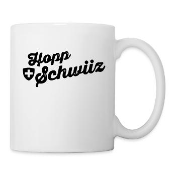 hoppschwiiz sw - Tasse - Weiß - Rechts