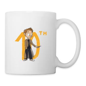 Der 10. Doktor, Chibi-Version - Tasse - Weiß - Rechts