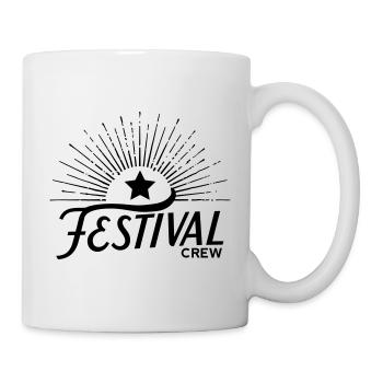 Festival crew with star - Mug - white - Right