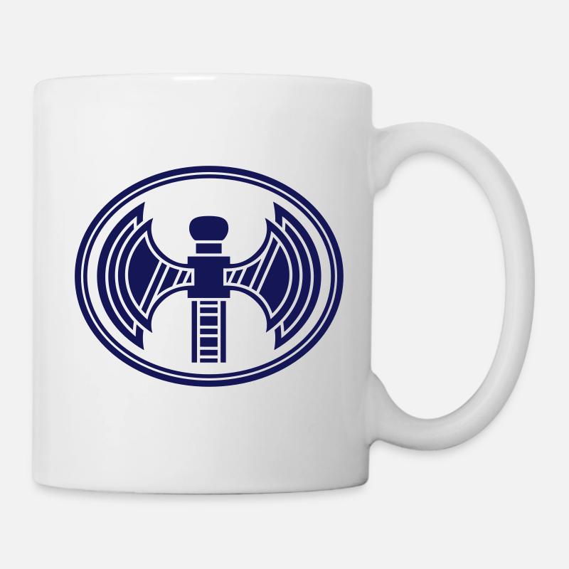 Doppelaxt - Tasse - Weiß