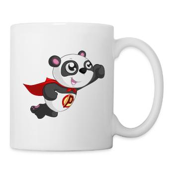 Panda super-héros - Mug blanc - blanc - Droite