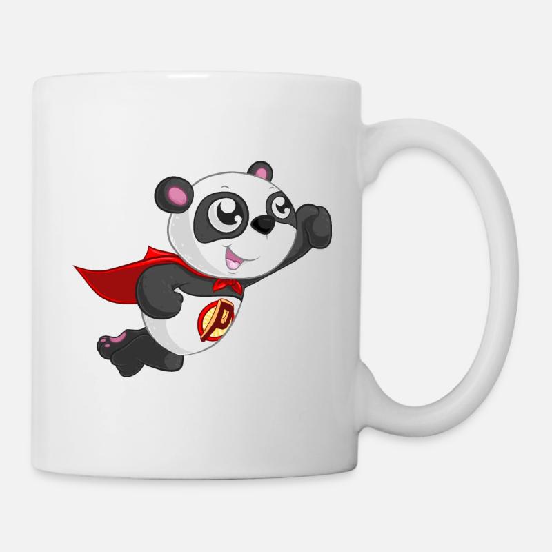 Panda super-héros - Mug blanc - blanc
