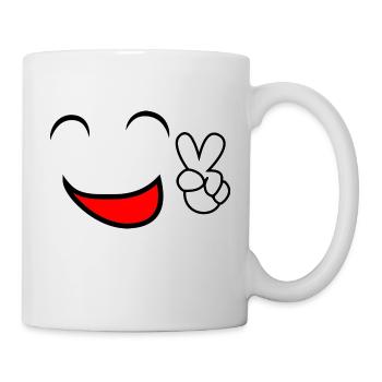 Keep smiling - Mug - white - Right