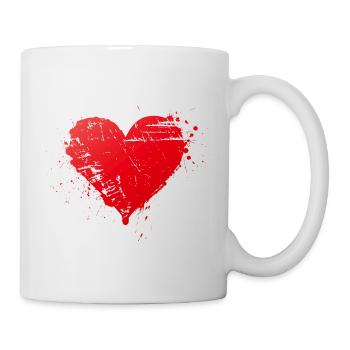 Heart - Tasse - Weiß - Rechts