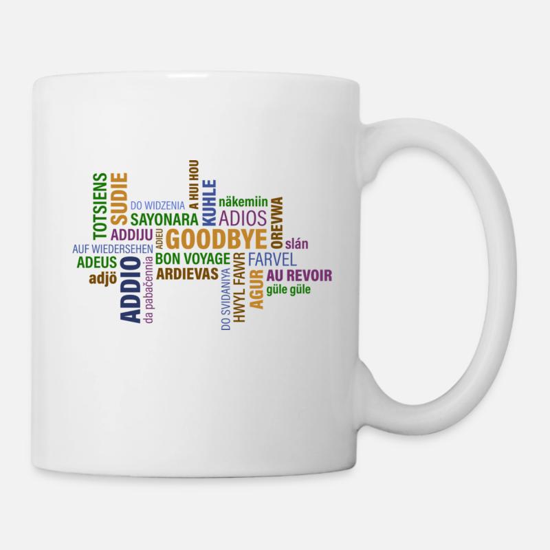Au revoir - Mug blanc - blanc