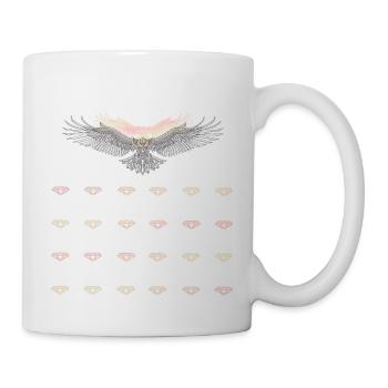 Legle-Diamant auf Weiß - Tasse - Weiß - Rechts