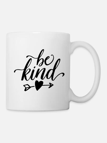 BE KIND - Tasse - Weiß