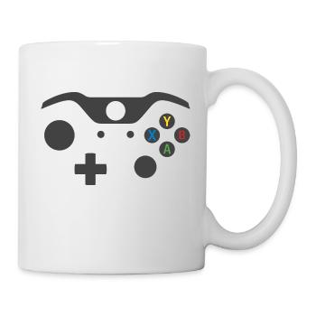 Manette de jeux vidéo 2 - Mug blanc - blanc - Droite