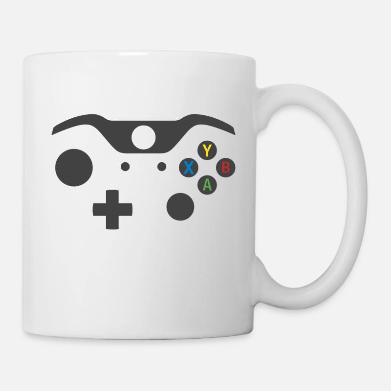 Manette de jeux vidéo 2 - Mug blanc - blanc