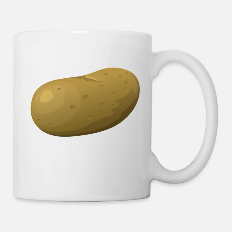 Kartoffel - Tasse - Weiß