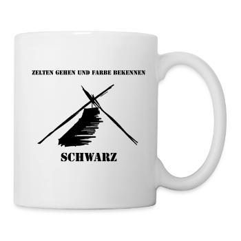 Kothe - GO CAMPING AND COLOR BLACK CONFESS - Mug - white - Right