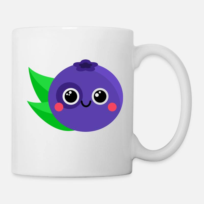 Myrtille douce - Mug blanc - blanc