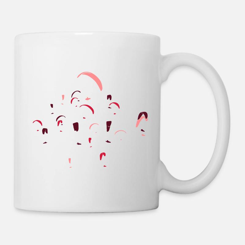 paragliding - Tasse - Weiß