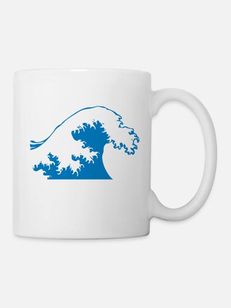 vague - Mug blanc - blanc