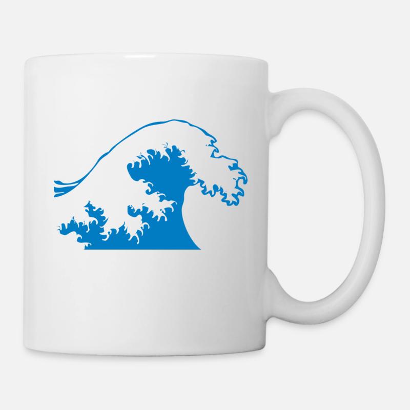 wave - Mug - white