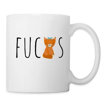 Fuchs Kinder Geschenk Geburtstag Pyjama Schlafen - Tasse - Weiß - Rechts
