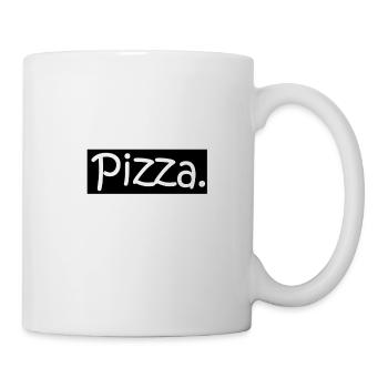 Pizza. [Noir] - Mug blanc - blanc - Droite