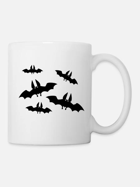 Fledermäuse - Tasse - Weiß