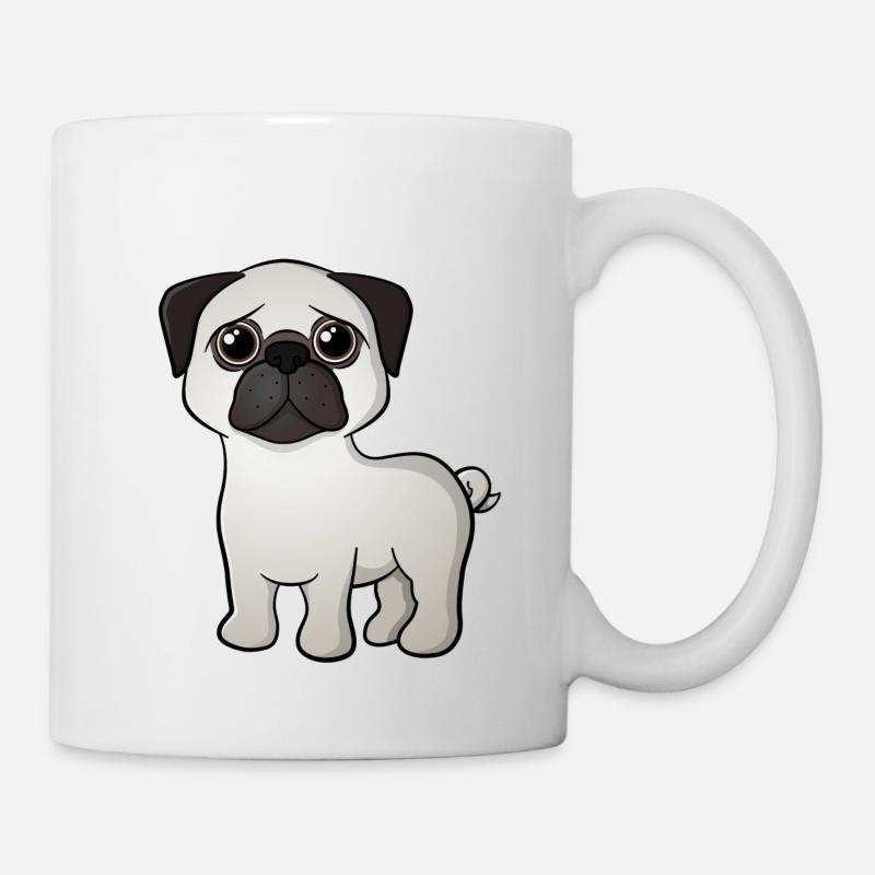 pug - Mug - white