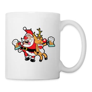 Noël drôle Noël Noël Noël - Mug blanc - blanc - Droite