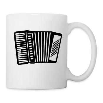 Akkordeon - Tasse - Weiß - Rechts