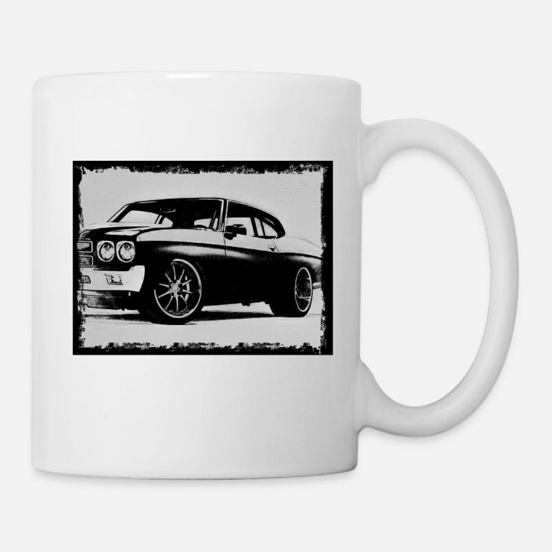 Chevy Chevelle - Tasse - Weiß