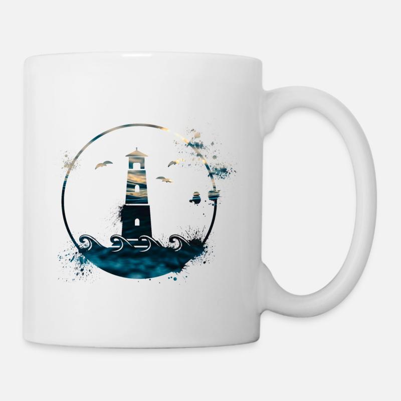 phare - Mug blanc - blanc