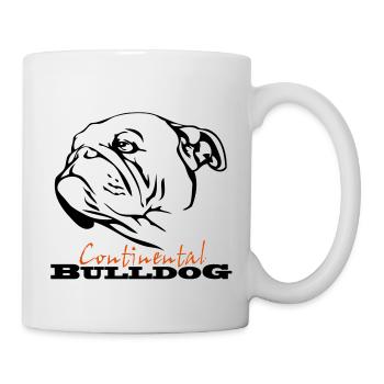 Continental Bulldog - Tasse - Weiß - Rechts