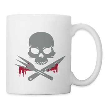 Cooking Skull - Mug blanc - blanc - Droite