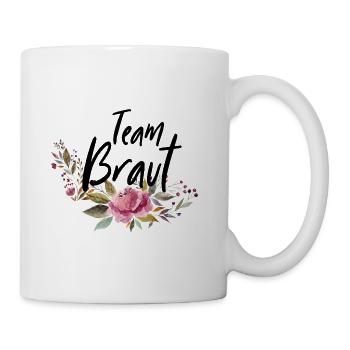 Team bride - JGA - floral series - Mug - white - Right