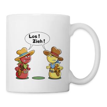 Pöppel Duell - Tasse - Weiß - Rechts