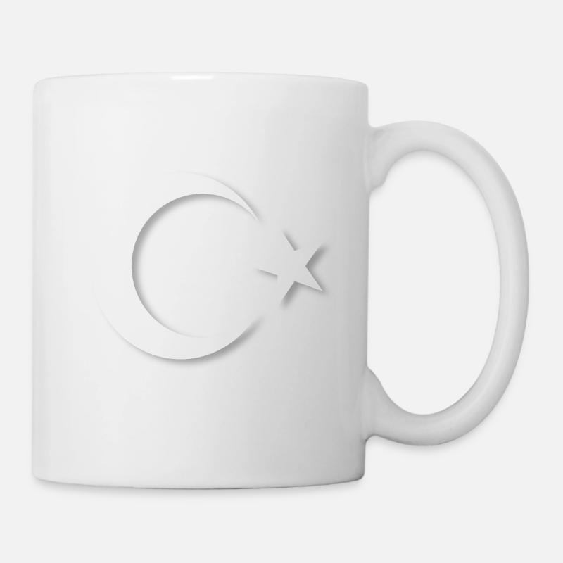 Drapeau turc Türk Bayragi - Mug blanc - blanc